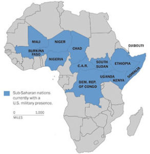 USA military bases in Africa