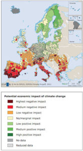 futuri cambiamenti climatici dell' Europa